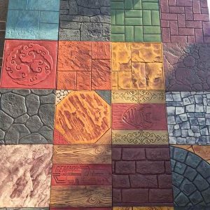 彩色艺术压模地坪