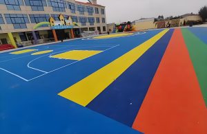 坪山小学彩色地面工程造价多少钱 坪山小学彩色地面工程造价多少钱