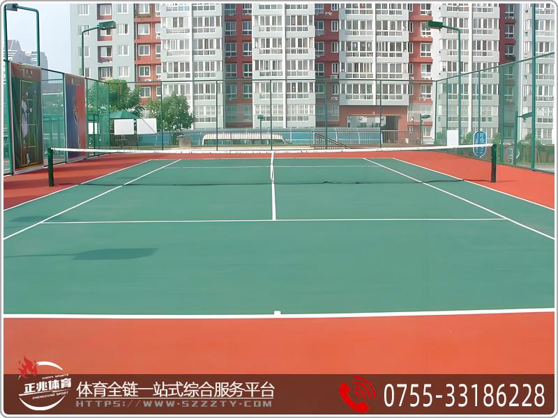 宝安大学塑胶网球场适用场所