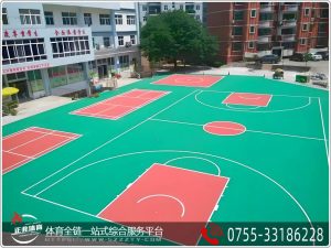 外交部武装警察丙烯酸训练场由正兆体育承接改造